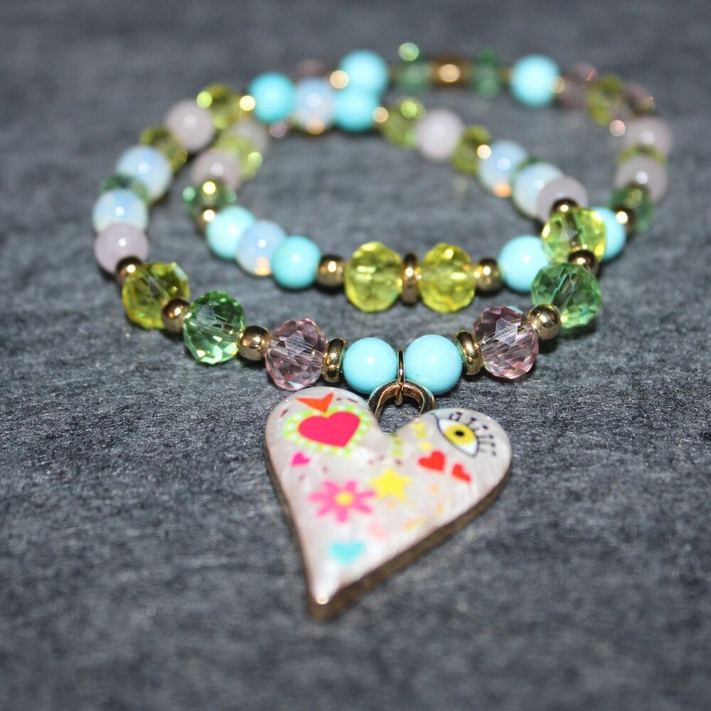 Handmade Bracelet Set - Size 7 - Picture 2 of 3